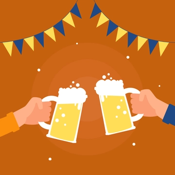 Free Happy Oktoberfest Clipart Template to Edit Online