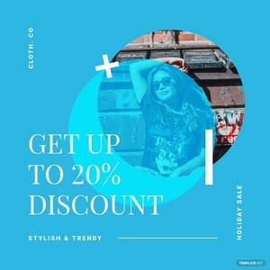 Elegant Holiday Sale Instagram Post Template