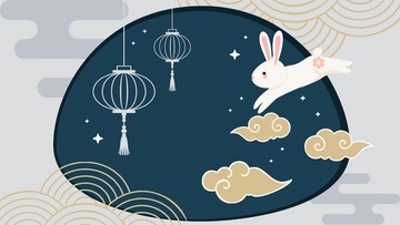 Free Mid Autumn Festival Background Template to Edit Online