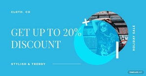 Elegant Holiday Sale LinkedIn Blog Post Template