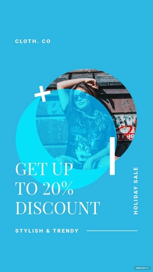 Elegant Holiday Sale Whatsapp Image Template