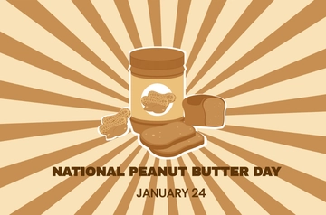 Free National Peanut Day Banner Template to Edit Online