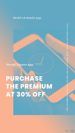 Mobile App Promotion Instagram Story Template