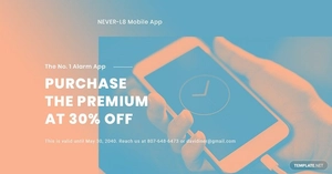 Mobile App Promotion Linkedin Post Template