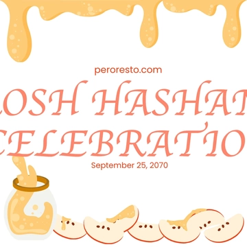 Free Rosh Hashanah Flyer Vector Template to Edit Online