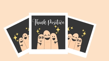 Free Positive Thinking Day Photo Background Template to Edit Online