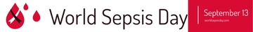 Free World Sepsis Day Website Banner Template to Edit Online