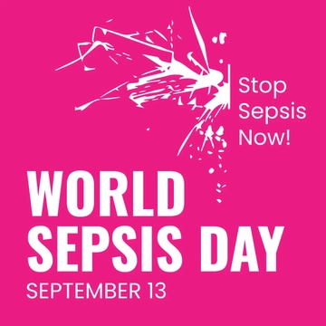 Free World Sepsis Day FB Post Template to Edit Online