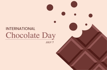 Free International Chocolate Day Banner Template to Edit Online