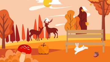 Free Serene Autumn Background Template to Edit Online