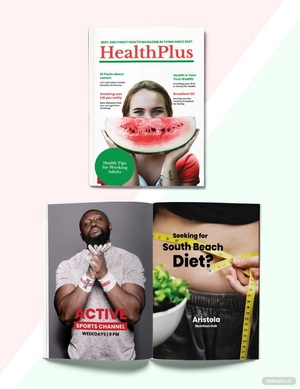 Health Magazine Template