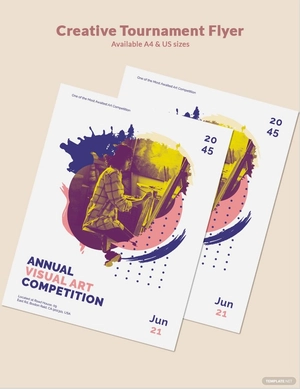 Creative Tournament Flyer Template