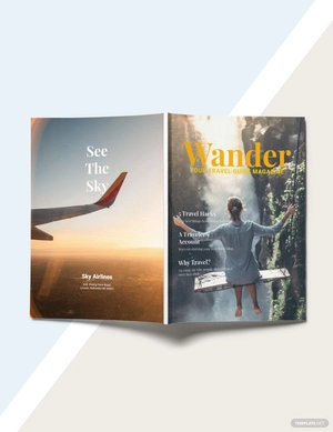 Minimalist Travel Magazine Template