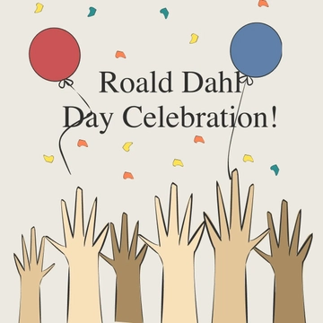 Free Roald Dahl Day Celebration Clipart Template to Edit Online