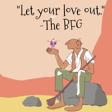 Free Roald Dahl Day Quote Vector Template to Edit Online