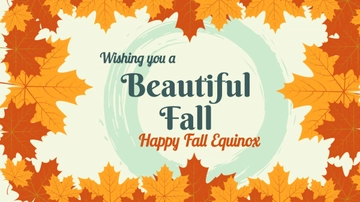Free Fall Equinox Wishes Background Template to Edit Online