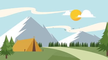 Free Beautiful Mountain Background Template to Edit Online