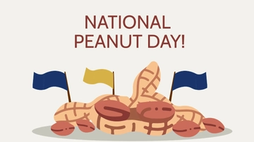 Free High Resolution National Peanut Day Background Template to Edit Online