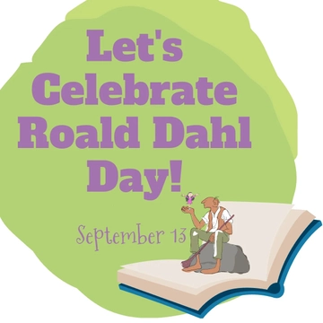 Free Roald Dahl Day Poster Vector Template to Edit Online