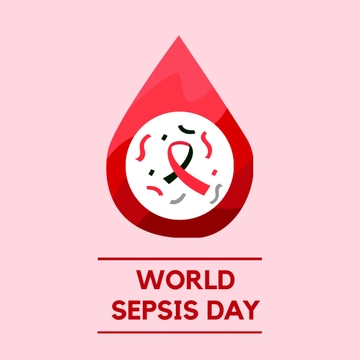 Free World Sepsis Day Clipart Template to Edit Online