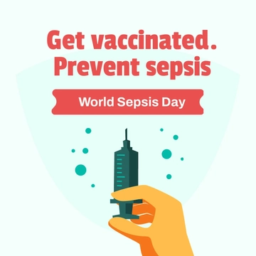 Free World Sepsis Day Flyer Vector Template to Edit Online