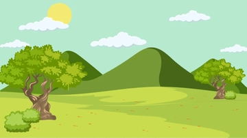 Free Cartoon Mountains Background Template to Edit Online