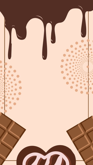 Free International Chocolate Day iPhone Background Template to Edit Online