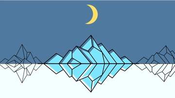 Free Geometric Mountain Background Template to Edit Online