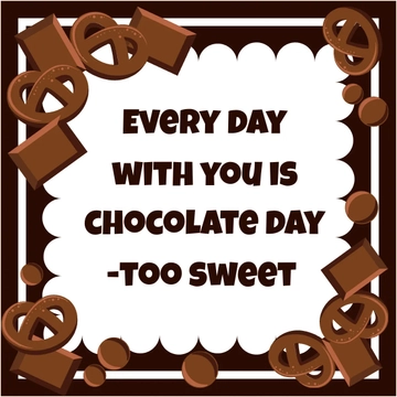 Free International Chocolate Day Greeting Card Vector Template to Edit Online