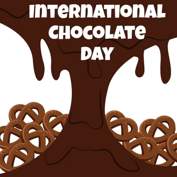 Free International Chocolate Day Clipart Vector Template to Edit Online