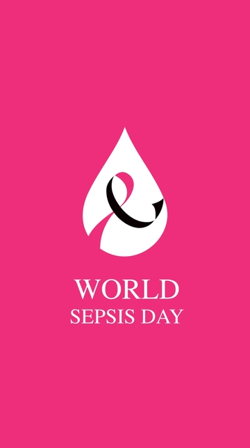 Free World Sepsis Day iPhone Background Template to Edit Online