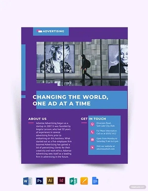 Advertising Company Flyer Template