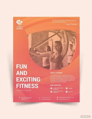 Aerobics Center Flyer Template