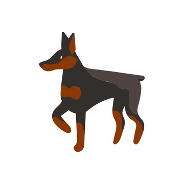 Free Doberman Pinscher Clipart Template to Edit Online