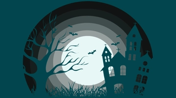 Free Teal And Black Background Template to Edit Online