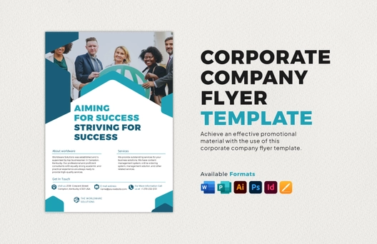 Corporate Company Flyer Template