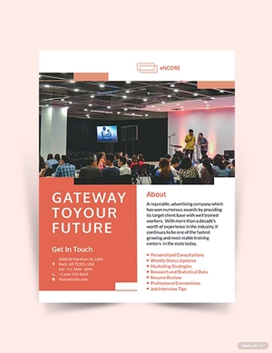 Corporate Training Flyer Template