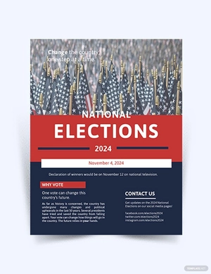 Election Campaign Flyer Template