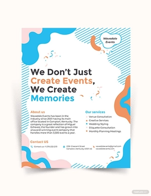 Event Service Flyer Template
