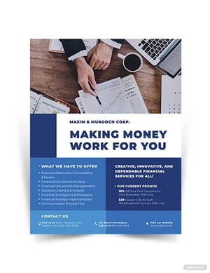 Financial Services Flyer Template