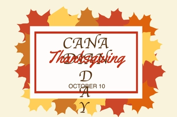 Free Canadian Thanksgiving Banner Template to Edit Online