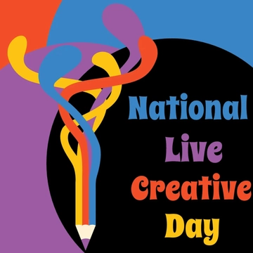 Free National Live Creative Day Clipart Template to Edit Online