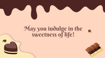 Free International Chocolate Day Flyer Background Template to Edit Online