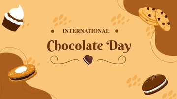 Free International Chocolate Day Banner Background Template to Edit Online