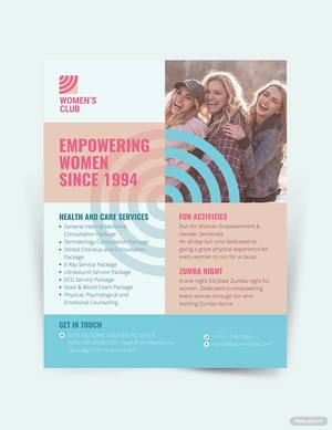 Women's Day Flyer Template