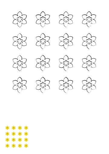 Free Flower Pattern Coloring Page Template to Edit Online