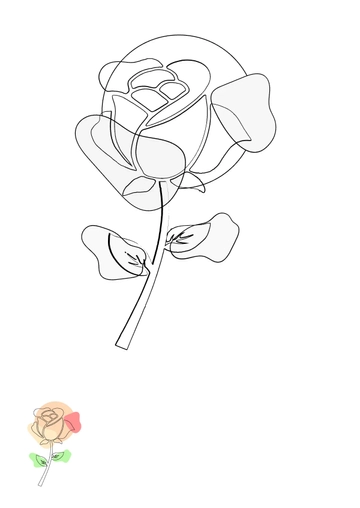Free Abstract Flower Coloring Page Template to Edit Online