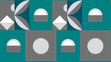 Free Gray And Teal Background Template to Edit Online