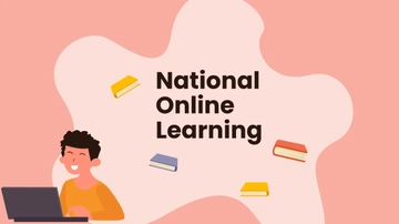Free National Online Learning Day Wallpaper Background Template to Edit Online