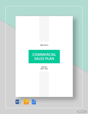 Commercial Sales Plan Template